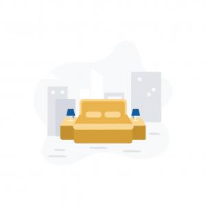 Two Connecting Double Rooms